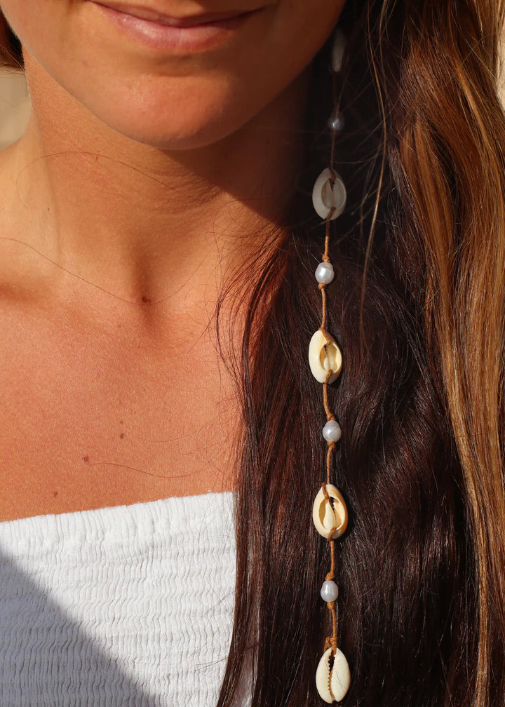 Boho Babe Mermaid Extension - Clip In Hair Jewelry by Brielle's Shells