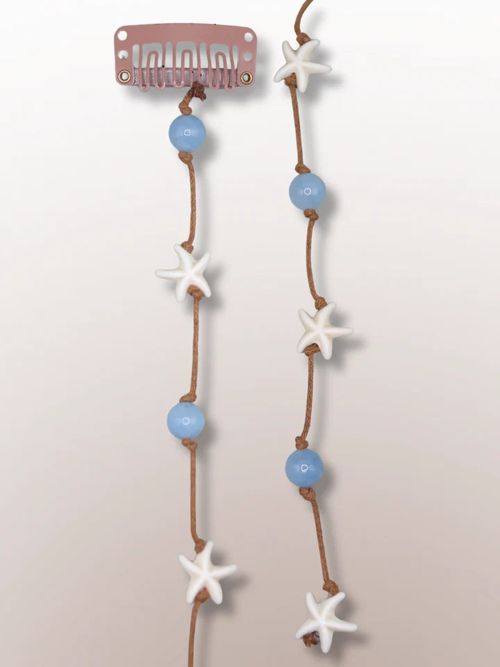 Boho Babe Mermaid Extension - Clip In Hair Jewelry by Brielle's Shells