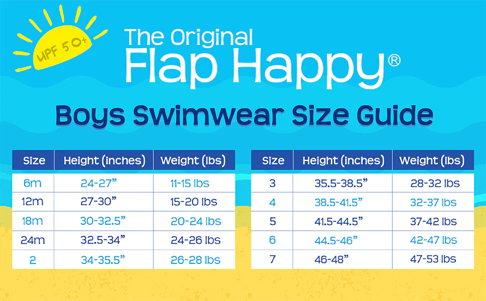 Flap Happy UPF 50 Graphic Rash Guard Swim Top - Splish Splash Whale Blue