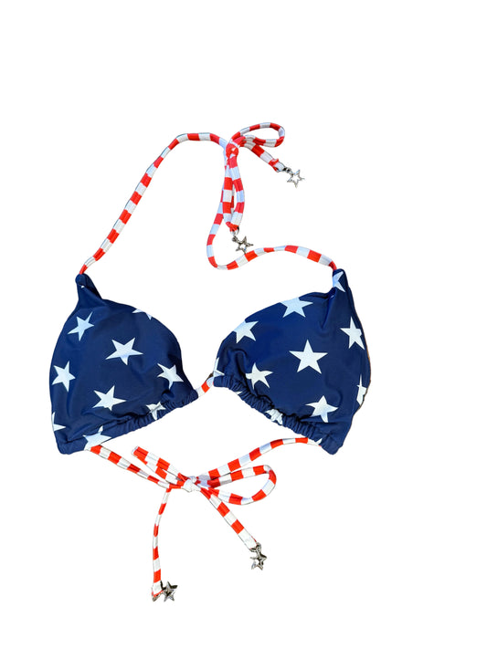 American Flag Women's Bikini Triangle Top (Sold Individually)