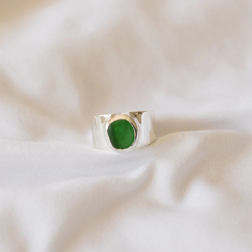 Handmade Bold Sea Glass Band