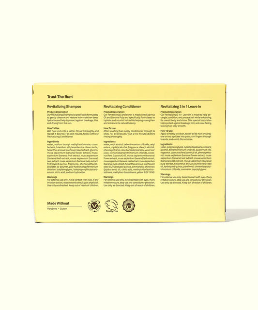 Sun Bum Hair Care Travel Essentials Kit on white background