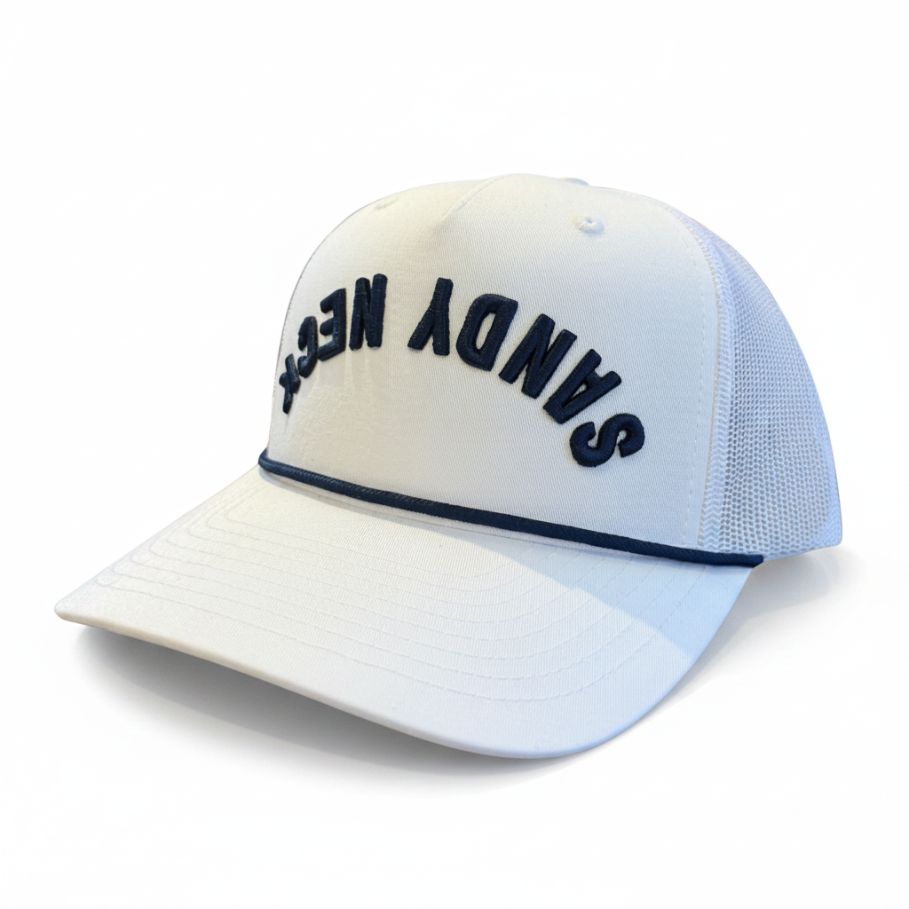 Sandy Neck Upside Down Rope Hat
