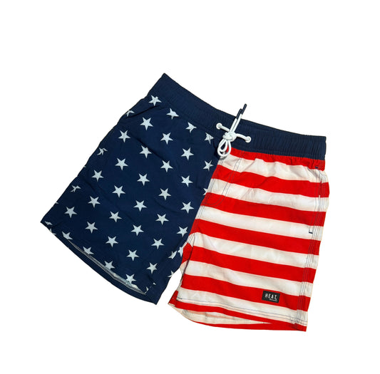 American Flag Men's Swim Shorts