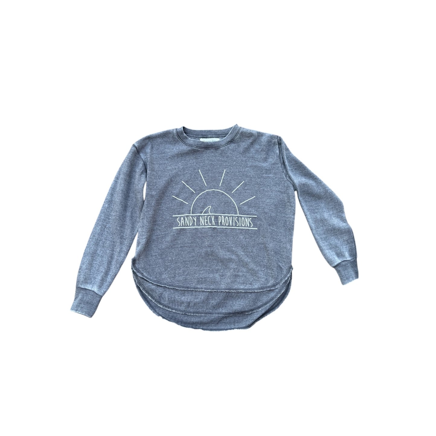 SNP Burnout Round Hem Crewneck