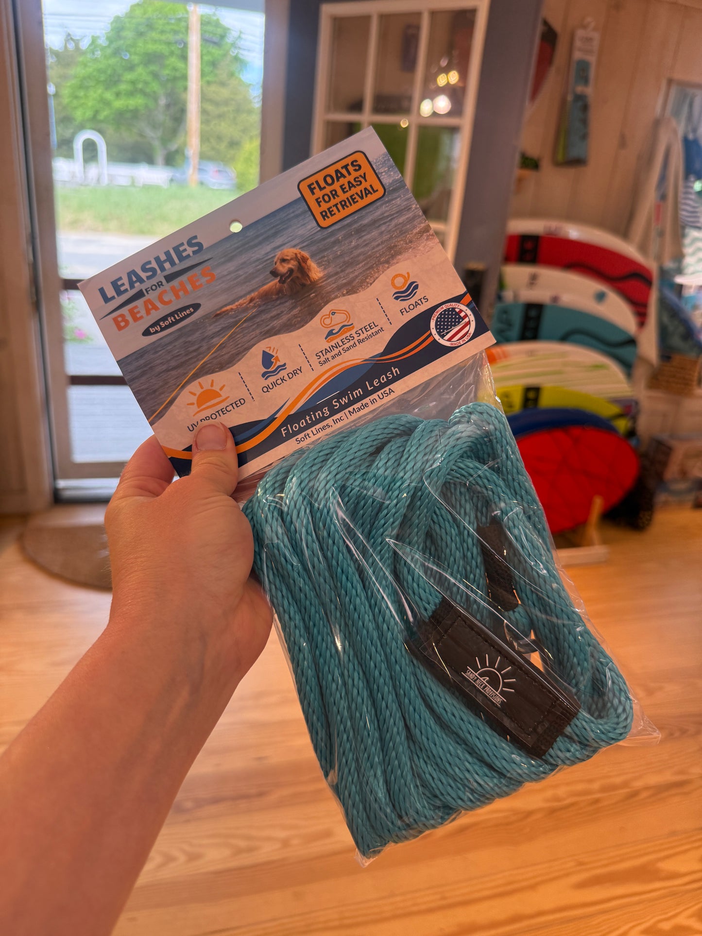 SNP Beach Dog Lead – 15' Floating Leash
