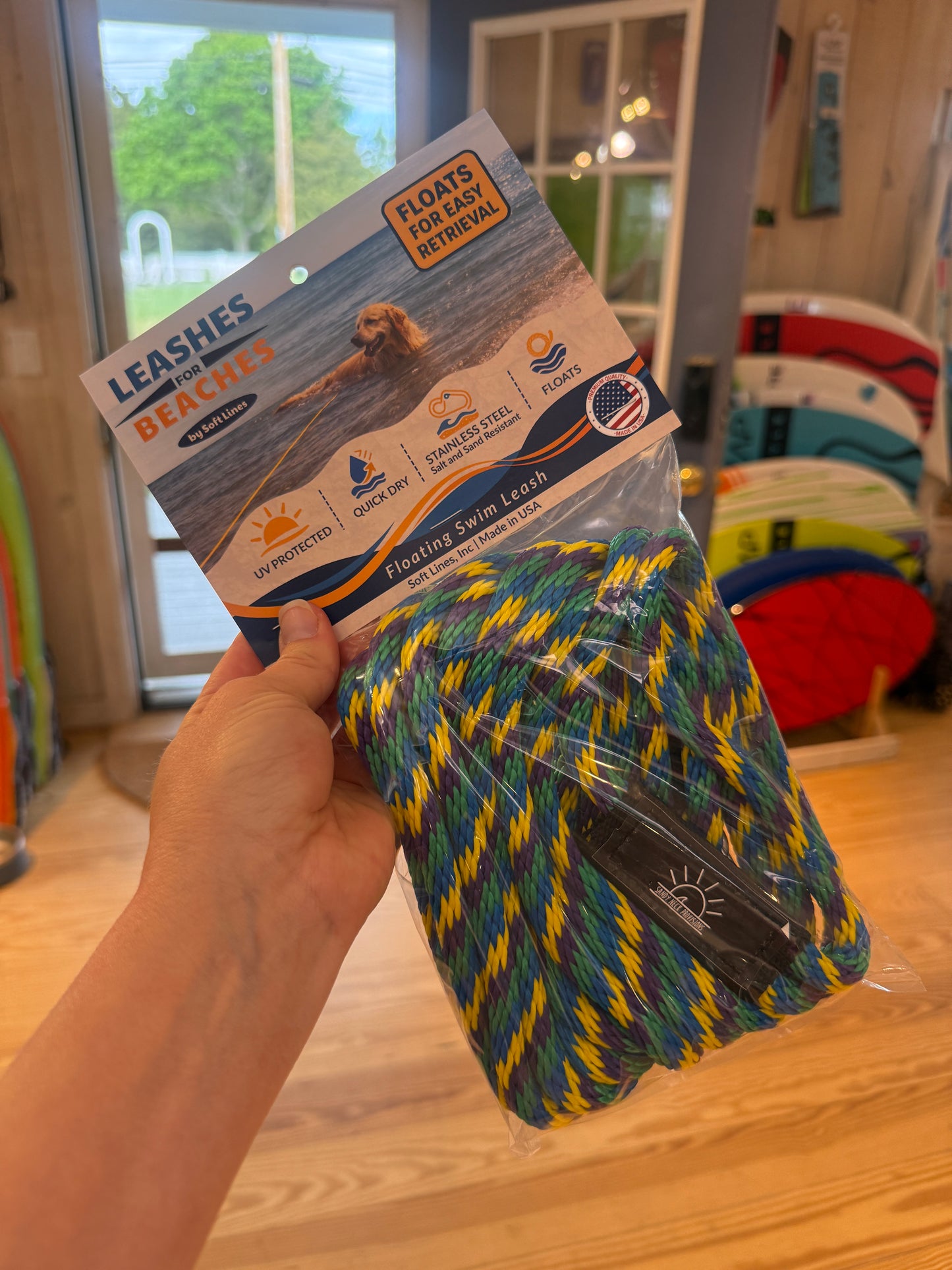 SNP Beach Dog Lead – 15' Floating Leash