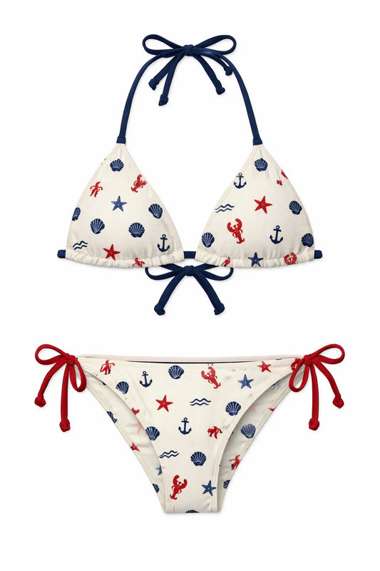Cape Cod Chokers - Coastal Americana Bikini Cheeky Bottoms