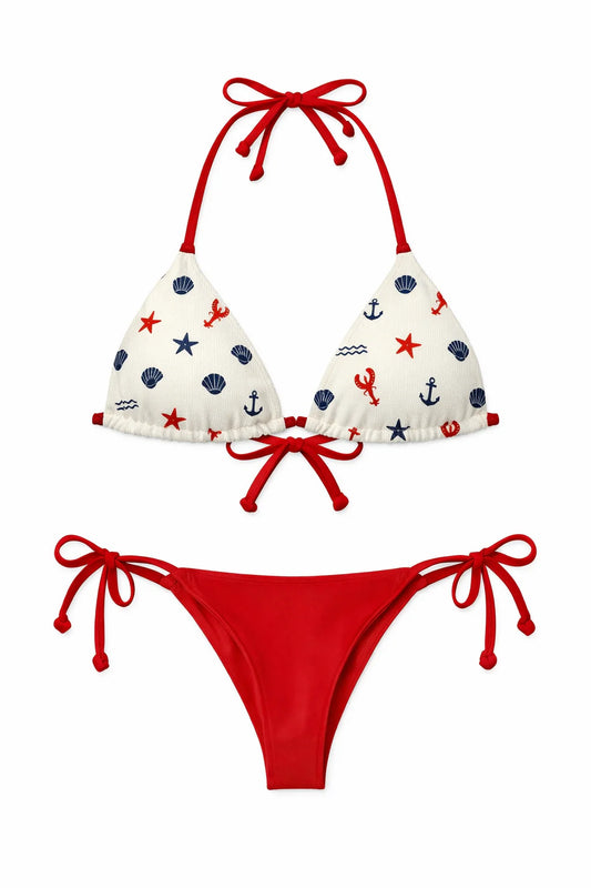 Cape Cod Chokers - Coastal Americana Bikini Skimpy Bottoms (Sold Individually)