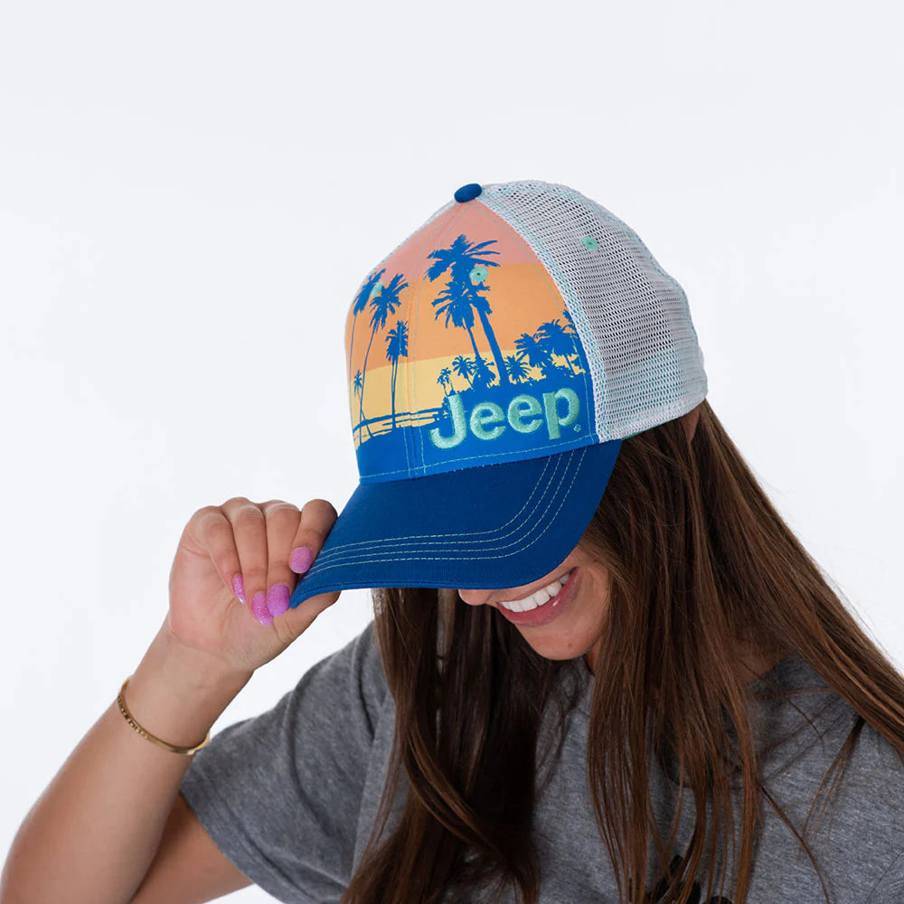 Jeep Beach Sunset Hat