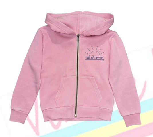 SNP Baby Burnout Full Zip Hoodie Sweatshirt on white background