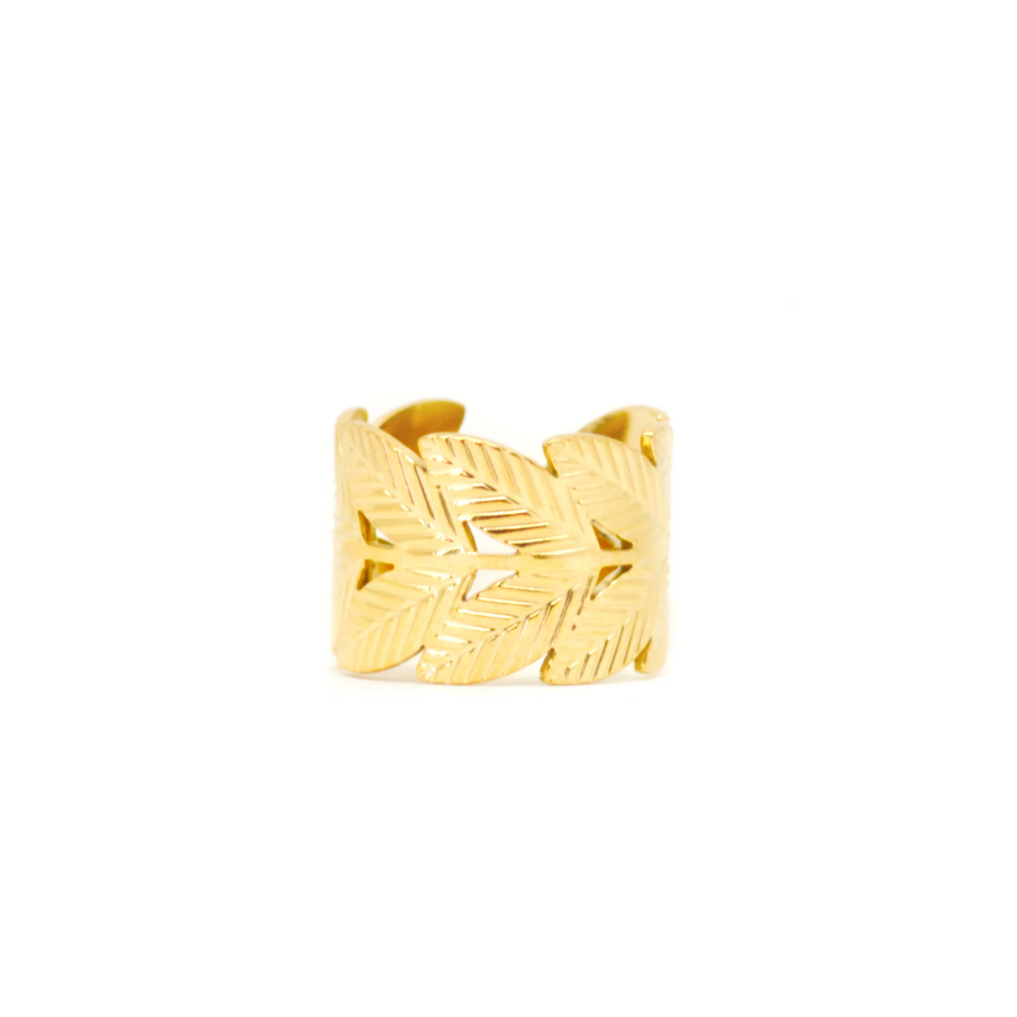 Gold Leaves Ring