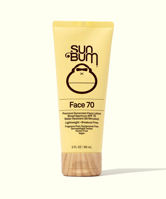 Sun Bum Original SPF 70 Sunscreen Face Lotion (3oz)