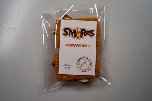 Pupster Bakery Pup'mores Organic Dog Treats on white background