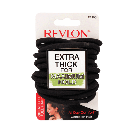Revlon Hair Elastics on white background