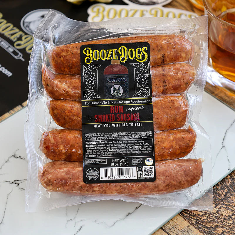 Booze Dogs Hot Dogs and Sausages