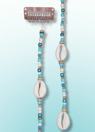 Coastal Color Mermaid Extension - Clip In Hair Extension by Brielle's Shells