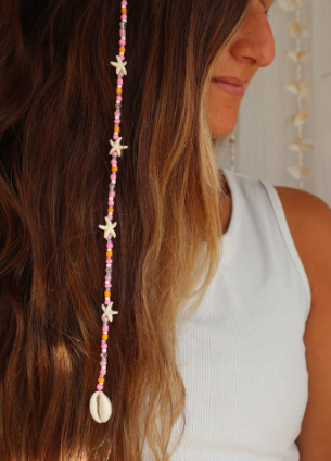 Sea Star Mermaid Extension - Clip In Hair Extension by Brielle's Shells