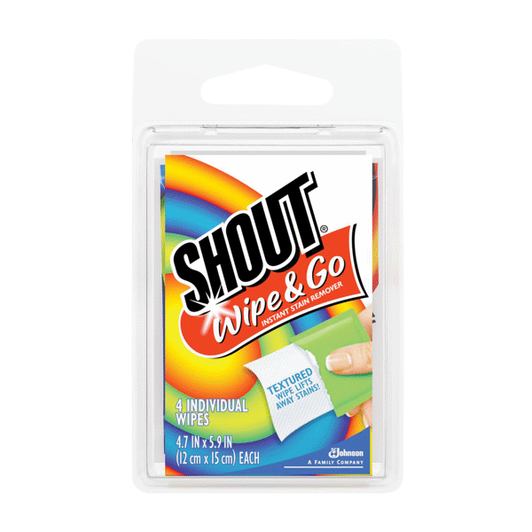 Shout Wipes, Wipe and Go Instant Stain Remover
