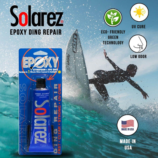 Solarez Epoxy Ding Repair on white background