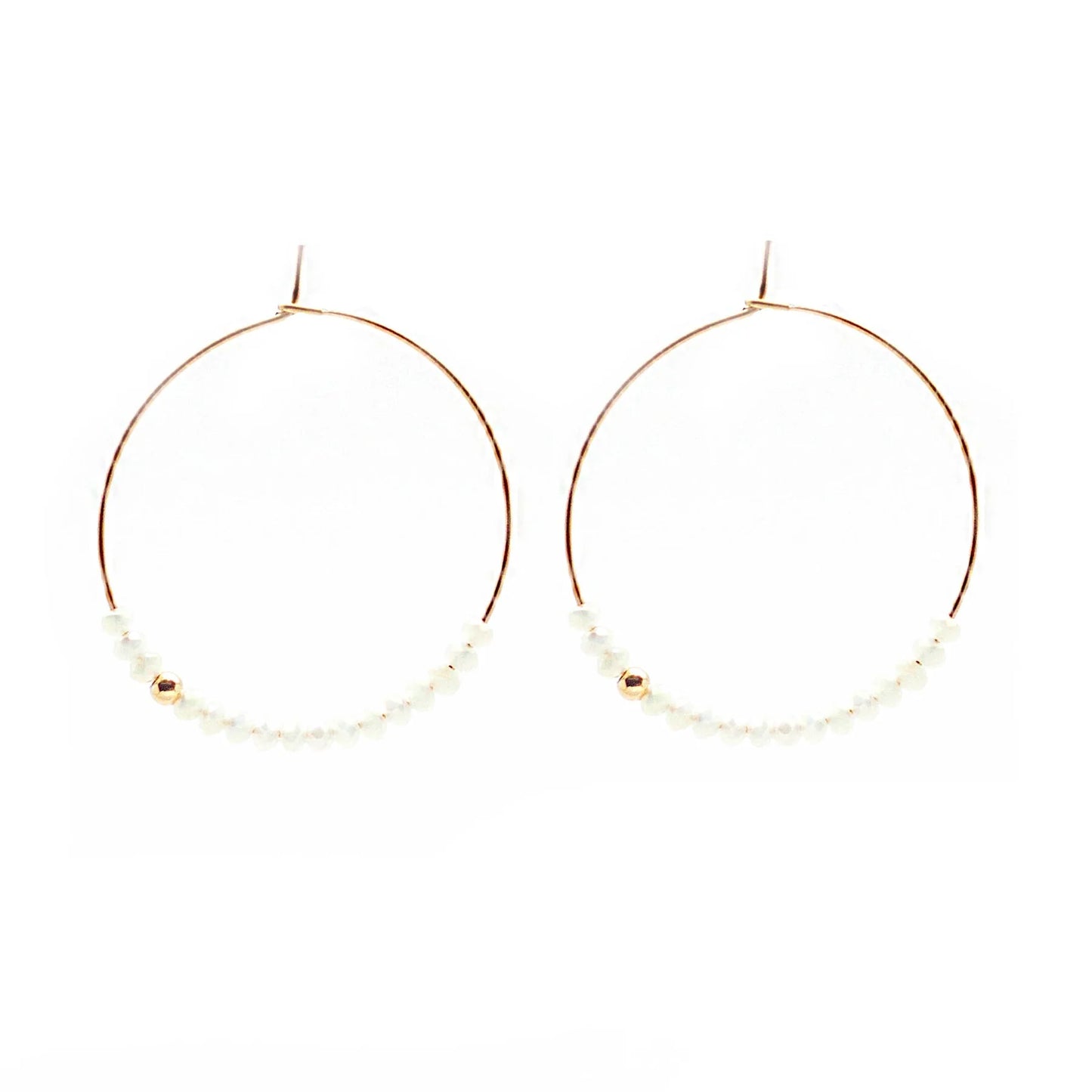 Sprinkle Hoops - Salty Beads
