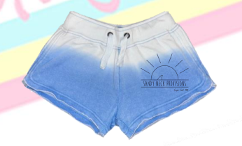 SNP Kids Tonal Dip Dye Shorts on white background