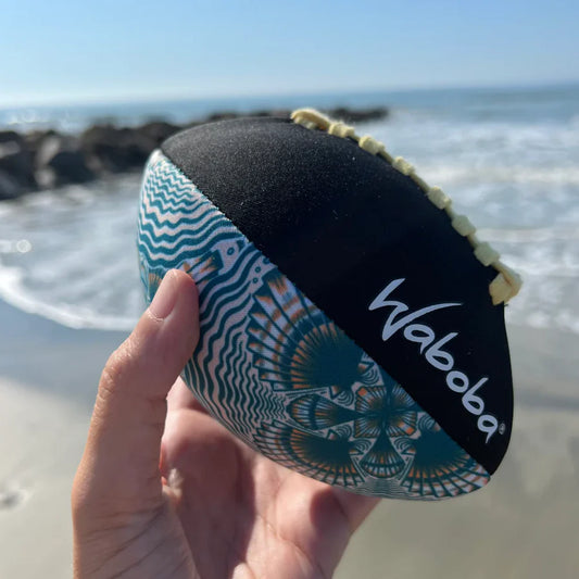Waboba Classic 6” Mini Football used at the beach