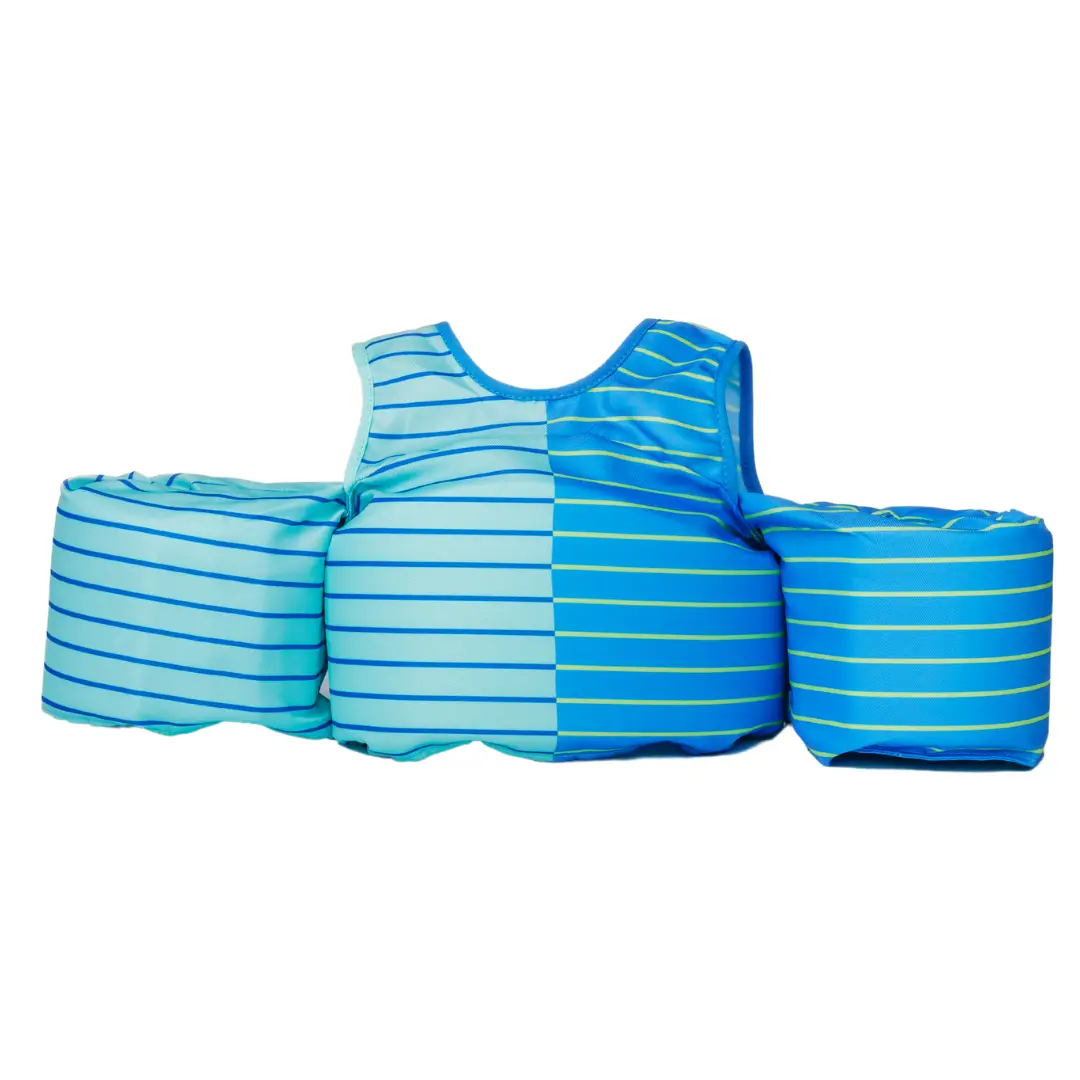 Swim Floaties — Blue Lemonade Stripe