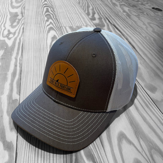 SNP Leather Patch Trucker Hat