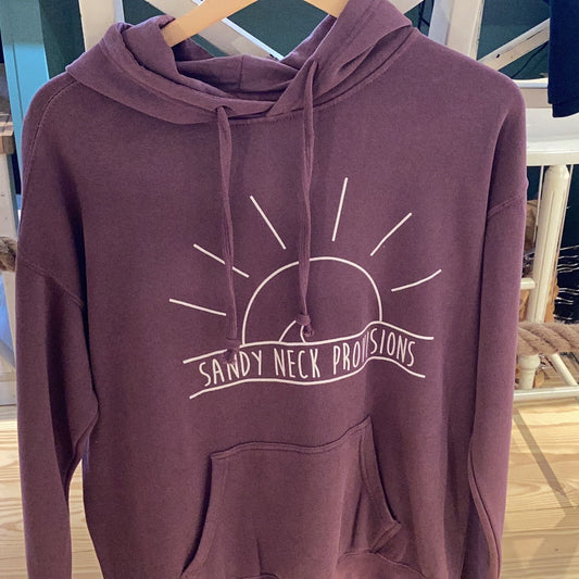 SNP Garment Dye Fleece Hoodie on white background
