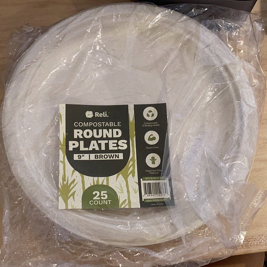 Compostable Round Plates