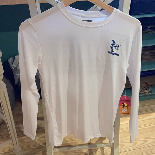 Endless Summer Mens Long Sleeve Sunshirt with Flag Print