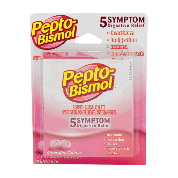 Pepto Bismol Chew Tablets (2 doses)