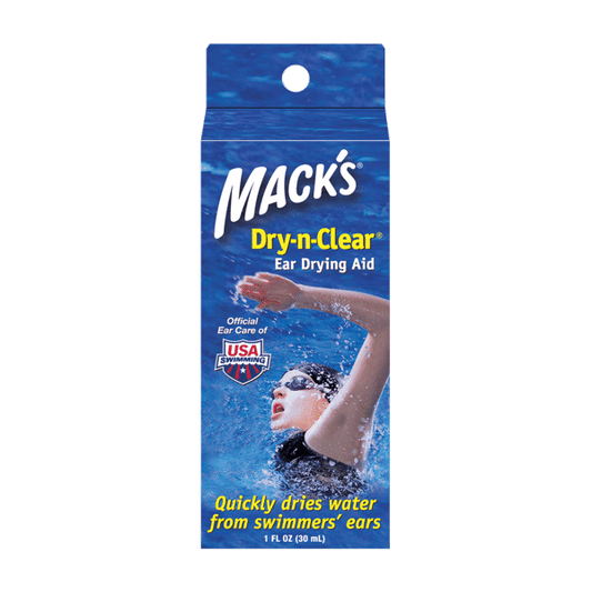Mack’s® Dry-n-Clear® Ear Drying Aid (1oz) on white background