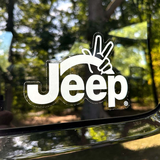 Jeep Wave Decal on white background