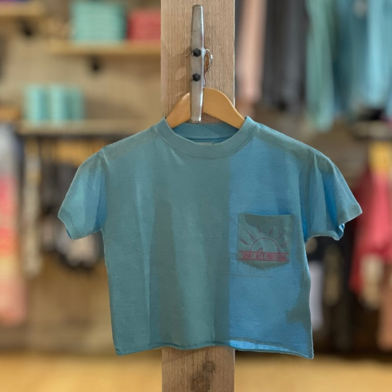 SNP Kids Crop Pocket Tee