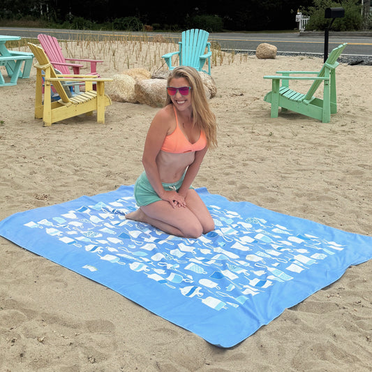 Laura Ashley x LowTides Buoy Eco Beach Blanket