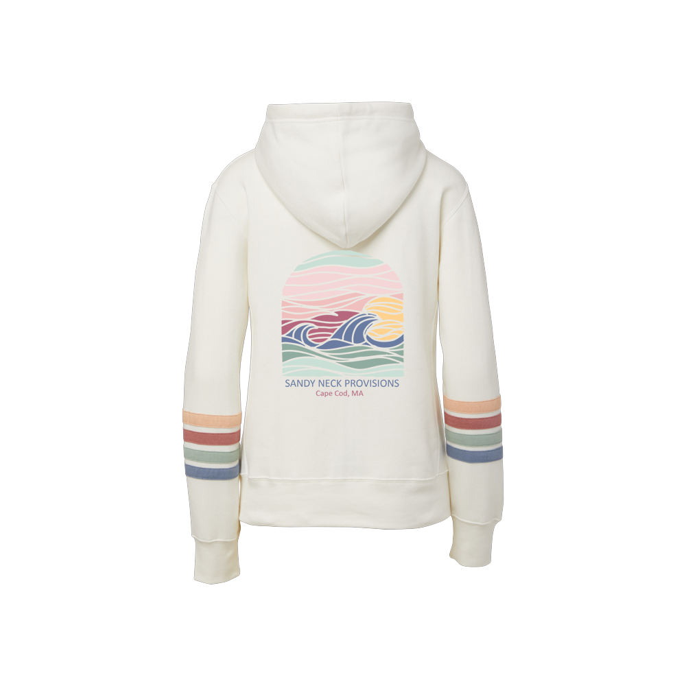 SNP Sunset Striped Zip Up Hoodie