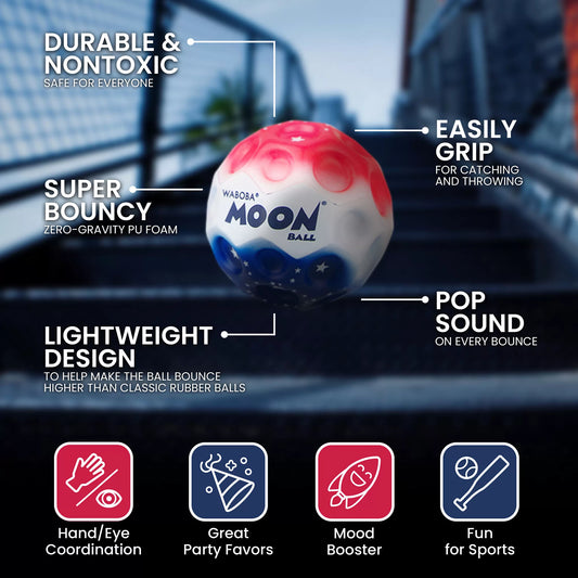 Waboba USA Stars & Stripes Moon Ball